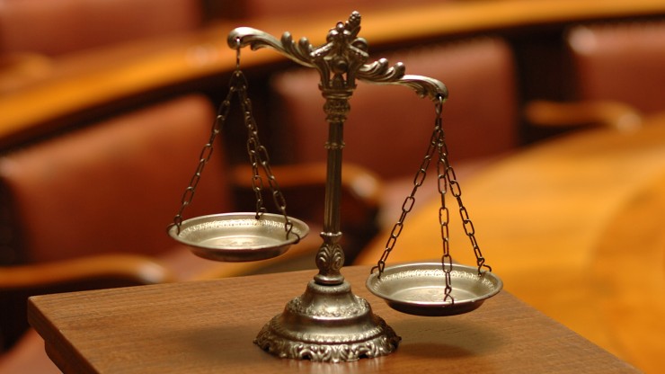 Scales of justice.